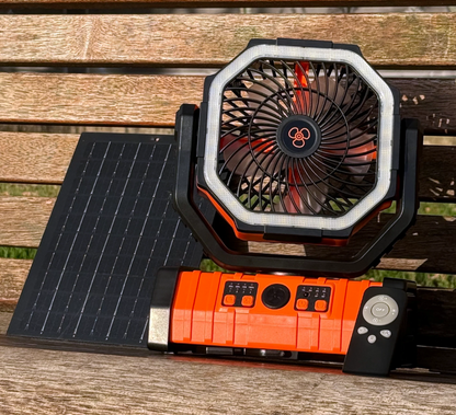 Camperio Portable Solar Fan