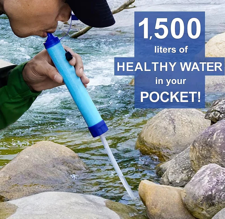 Camperio Personal Water Filter Straw