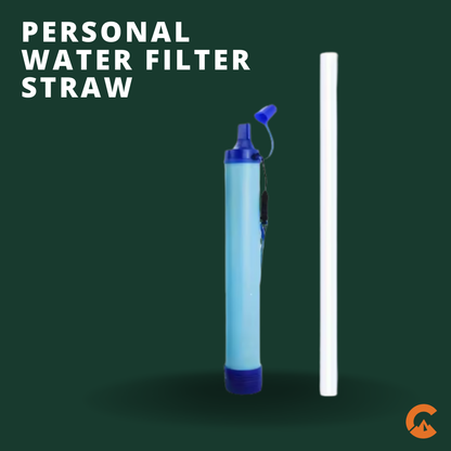 Camperio Personal Water Filter Straw