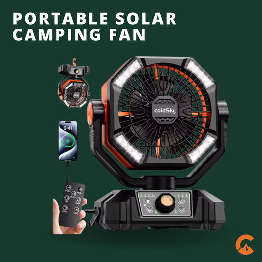 Camperio Portable Solar Fan