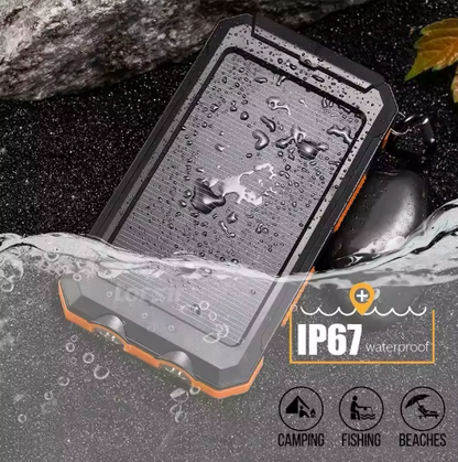 Camperio Solar Power Bank with Flashlight